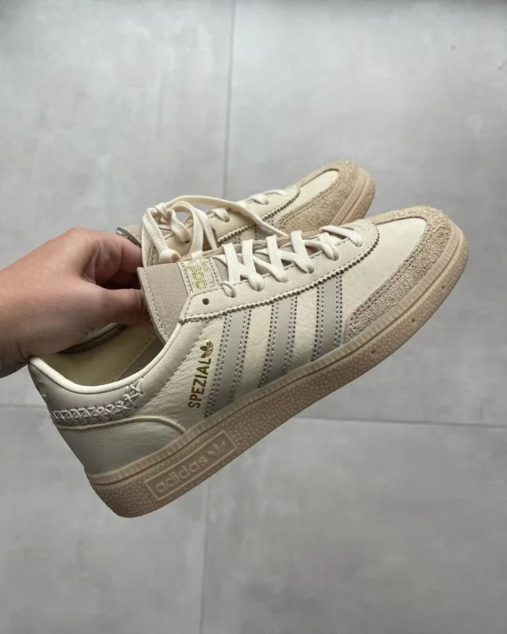 Adidas Handball Spezial Cream White Beige In Hand