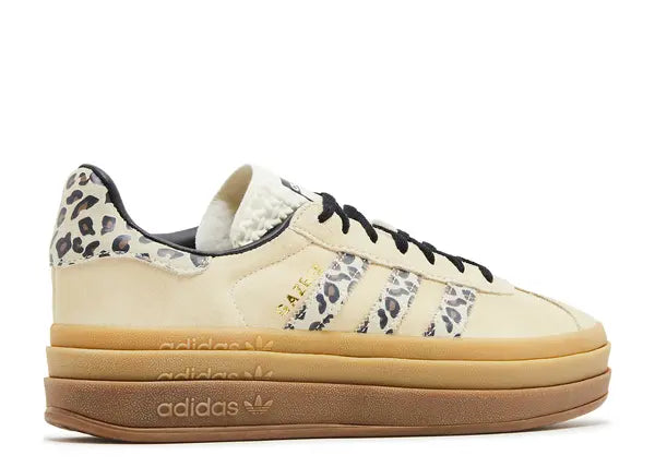 Adidas Gazelle Bold Cream Black Leopard Back