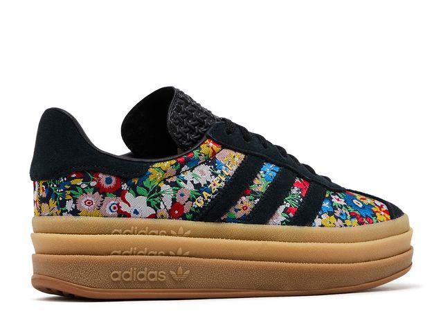 Adidas Gazelle Bold Liberty London Floral Embroidery Back