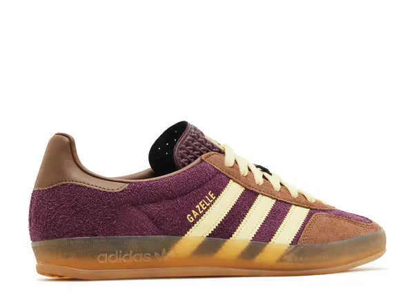 Adidas Gazelle Indoor Maroon Almost Yellow Back