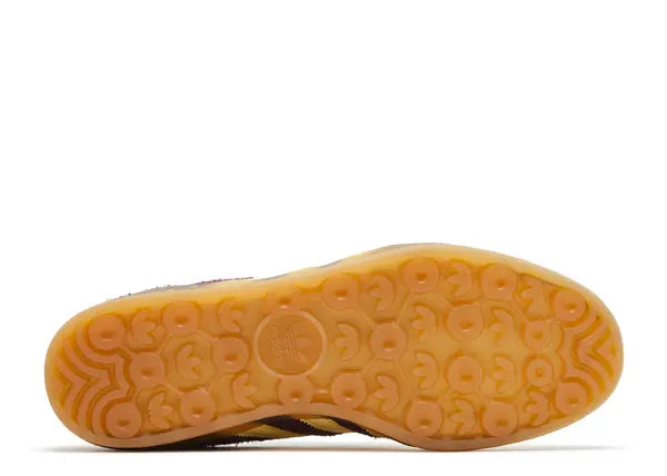 Adidas Gazelle Indoor Maroon Almost Yellow Bottom