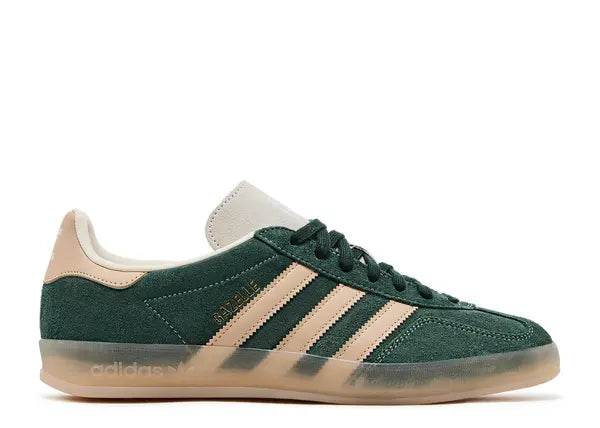 Adidas Gazelle Indoor Shadow Green Warm Sandstone Side