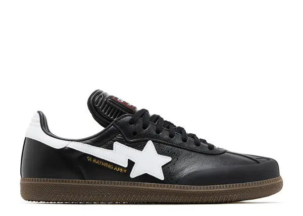 Adidas Samba Bape Black White Gum Side