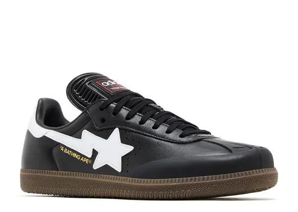 Adidas Samba Bape Black White Gum Front