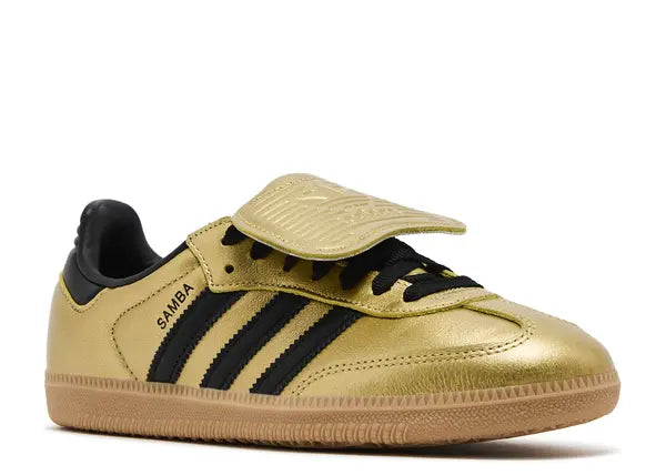 Adidas Samba LT Gold Metallic Black Gum Front