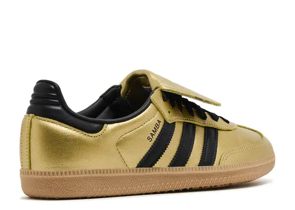 Adidas Samba LT Gold Metallic Black Gum Back