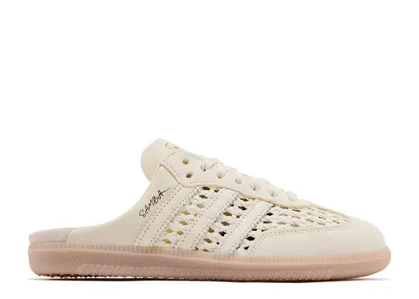 Adidas Samba Mule Woven Basketweave Cream White Side