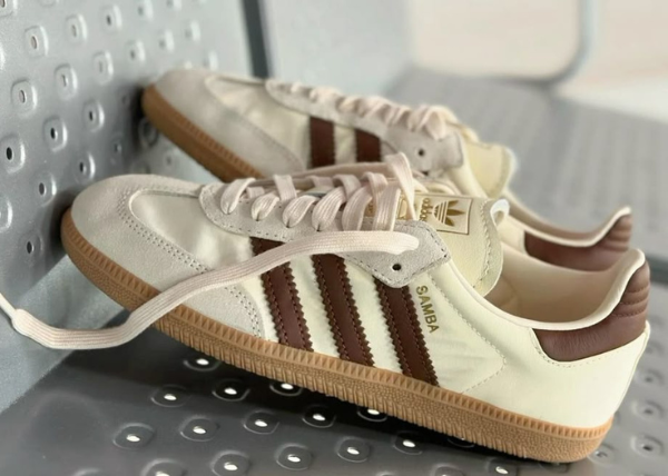 Adidas Samba OG Cream White Preloved Brown Outfit