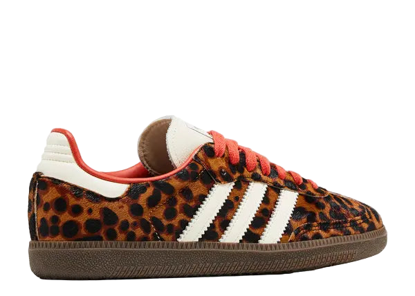 Adidas Samba OG Preloved Red Leopard Back