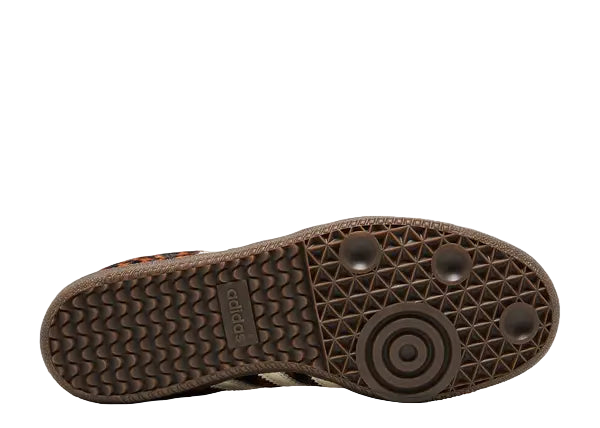 Adidas Samba OG Preloved Red Leopard Bottom