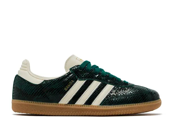 Adidas Samba OG Snakeskin Collegiate Green Side