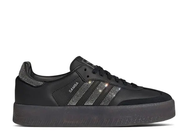 Adidas Sambae Rhinestone Black Silver