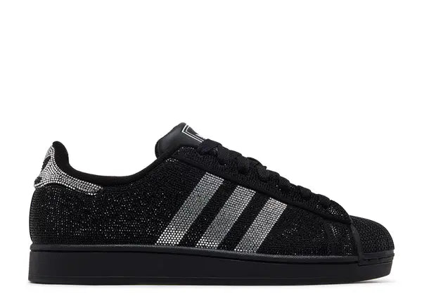 Adidas Superstar II Rhinestone Black Silver
