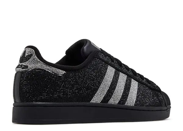 Adidas Superstar II Rhinestone Black Silver