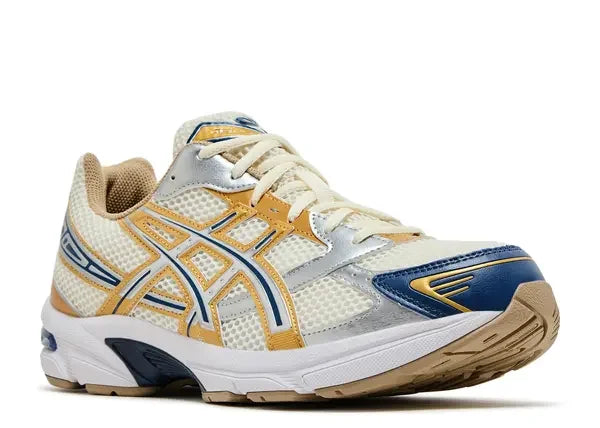 Asics Gel-1130 Cream Pure Silver Gold Blue Front