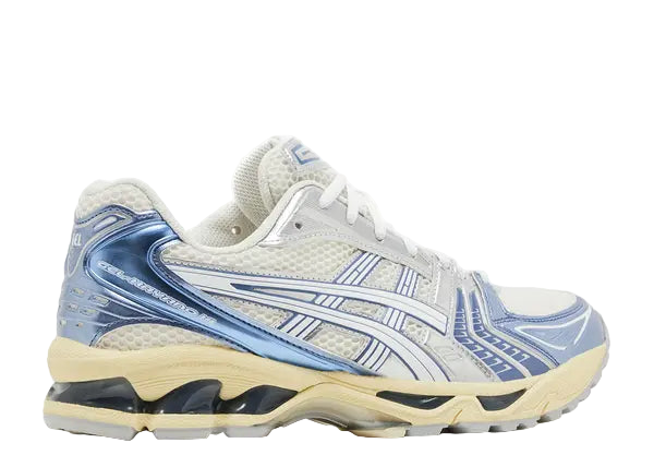 Asics Gel-Kayano 14 Cream Metallic Blue Back