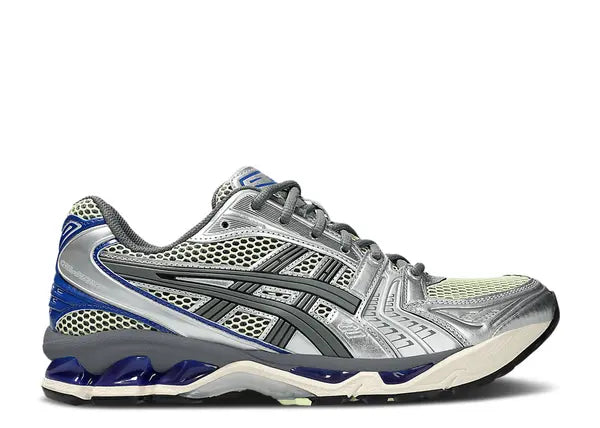 Asics Gel-Kayano 14 Soft Yellow Asics Blue