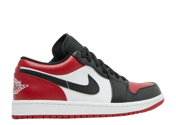 Jordan 1 Low Bred Toe Back