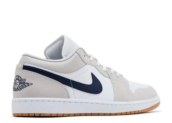 Jordan 1 Low Midnight Navy Neutral Grey Back