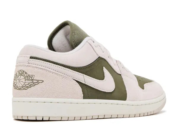 Jordan 1 Low SE Medium Olive Sail Back