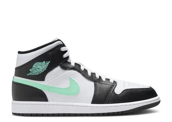 Jordan 1 Mid Green Glow Side