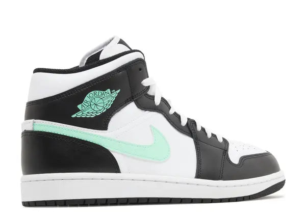 Jordan 1 Mid Green Glow Back