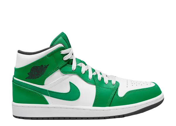 Jordan 1 Mid Lucky Green Side