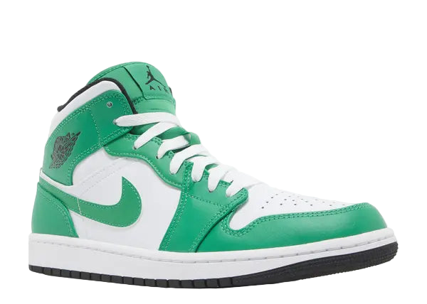 Jordan 1 Mid Lucky Green Front