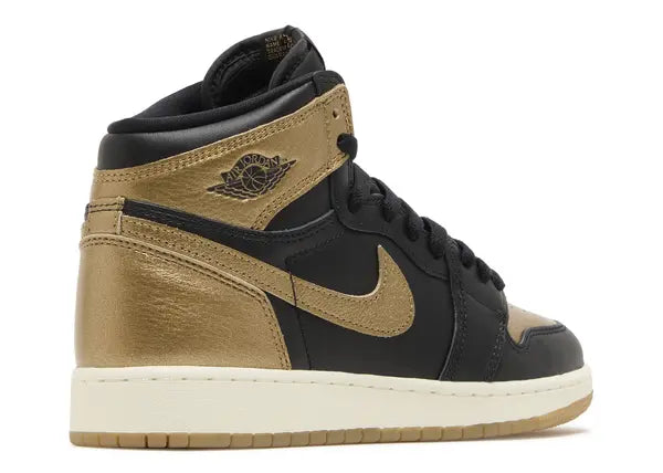 Jordan 1 Retro High OG Black Metallic Gold (GS) Back