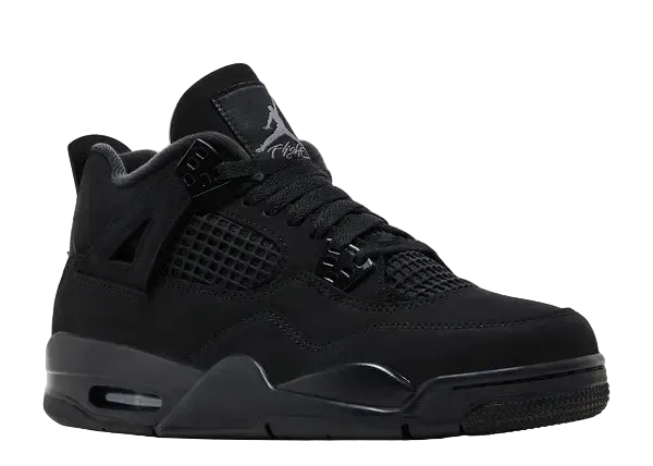 Jordan 4 Retro Black Cat (2025) (GS) Front