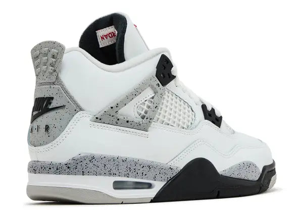 Jordan 4 Retro White Cement (2025) (GS) Back