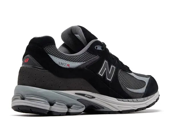 New Balance 2002R Black Castlerock Grey Back