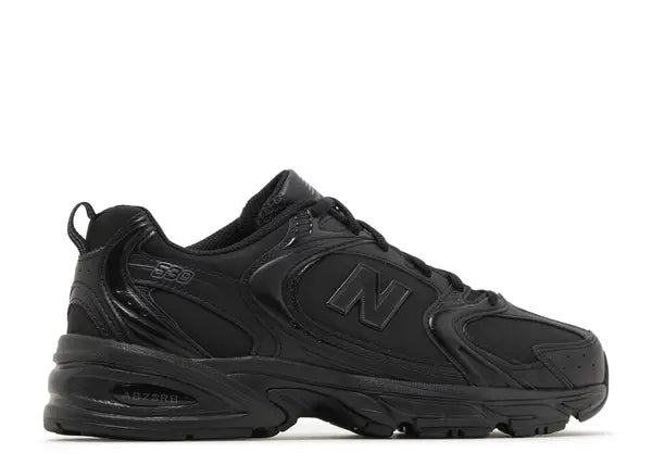 New Balance 530 Triple Black Leather Back
