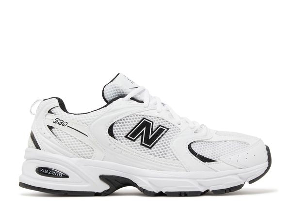 New Balance 530 White Black Details Side