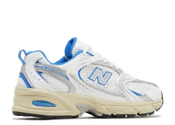 New Balance 530 White Blue Oasis Back