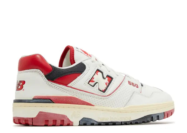 New Balance 550 Vintage Pack Team Red Back