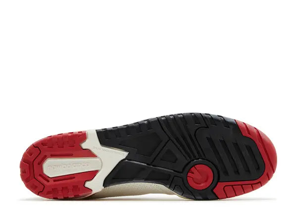 New Balance 550 Vintage Pack Team Red Bottom