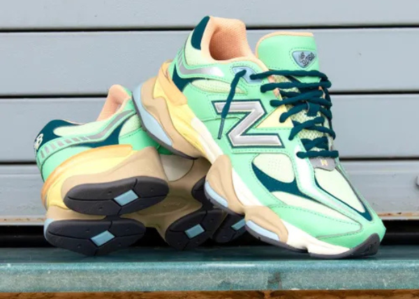 New Balance 9060 Sweetgrass Deep Ocean Outfit