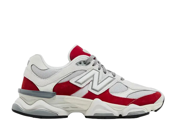 New Balance 9060 White Red Side