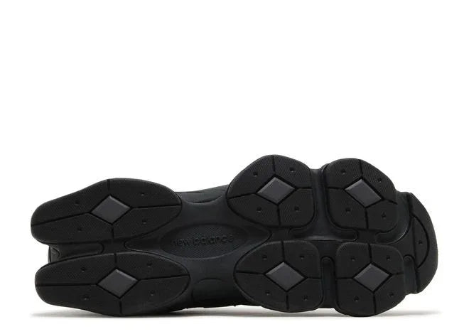 New Balance 9060 Dreifach schwarzes Leder