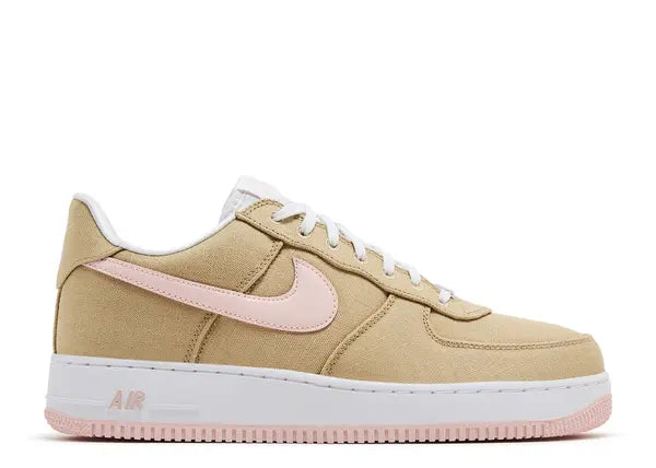 Nike Air Force 1 Low Linen Canvas Side