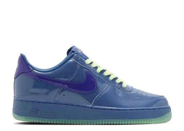 Nike Air Force 1 Low Patent Leather Mystic Navy Grape Ice