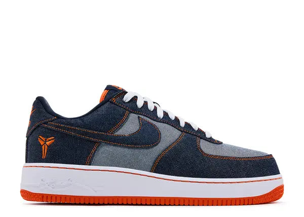 Nike Air Force 1 Low Proto Kobe Bryant Denim Obsidian Safety Orange Side