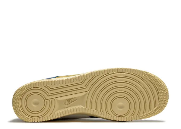 Nike Air Force 1 Low SP Undefeated 5 On It Blue Yellow Croc Bottom