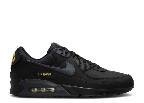 Nike Air Max 90 Black Buff Gold Side