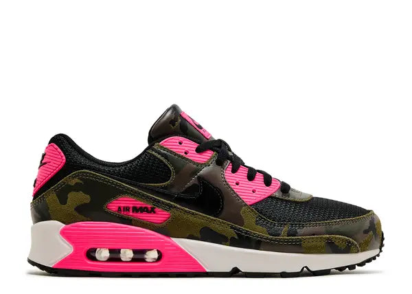 Nike Air Max 90 Camo Pack Sequoia Hyper Pink Side