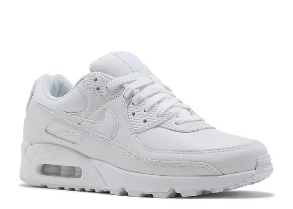 Nike Air Max 90 Leather Triple White Front