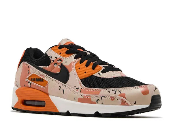 Nike Air Max 90 Premium Bio Beige Safety Orange Camo Front