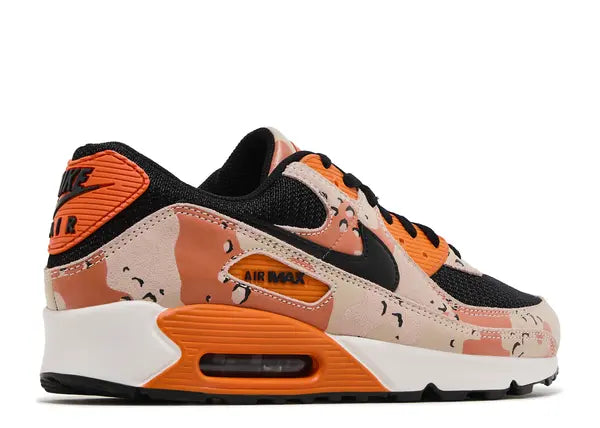 Nike Air Max 90 Premium Bio Beige Safety Orange Camo Back