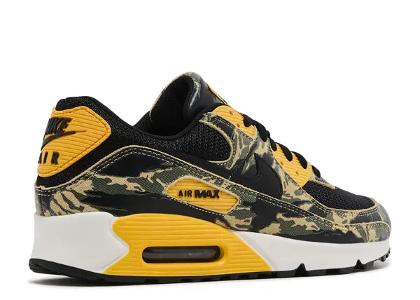 Nike Air Max 90 Premium Black University Gold Camo Back